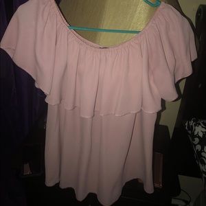 boutique off the shoulder shirt!